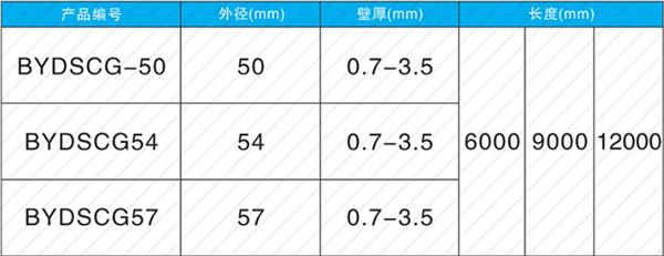 安庆钳压式声测管产品规格尺寸